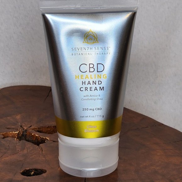 Seven7h Sense CBD Healing Hand Cream in Citrus Blossom - Picture 1 of 2